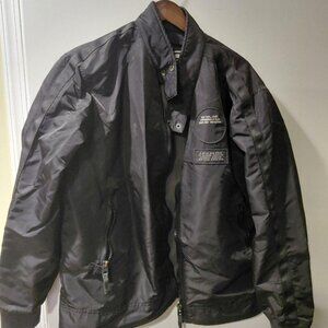 Vintage One of a kind G-Star RAW black bomber jacket - 2XL